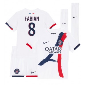 Paris Saint-Germain Fabian Ruiz #8 Gostujuci Dres za Dječji 2024-25 Kratak Rukavima (+ kratke hlače)